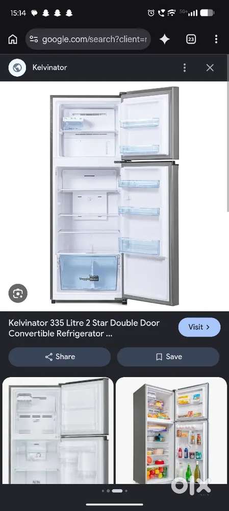 Double door Fridge
