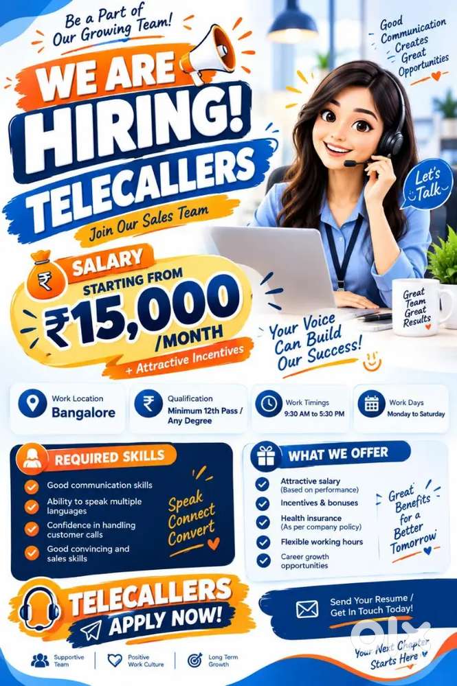 Hirining gor female telecallers