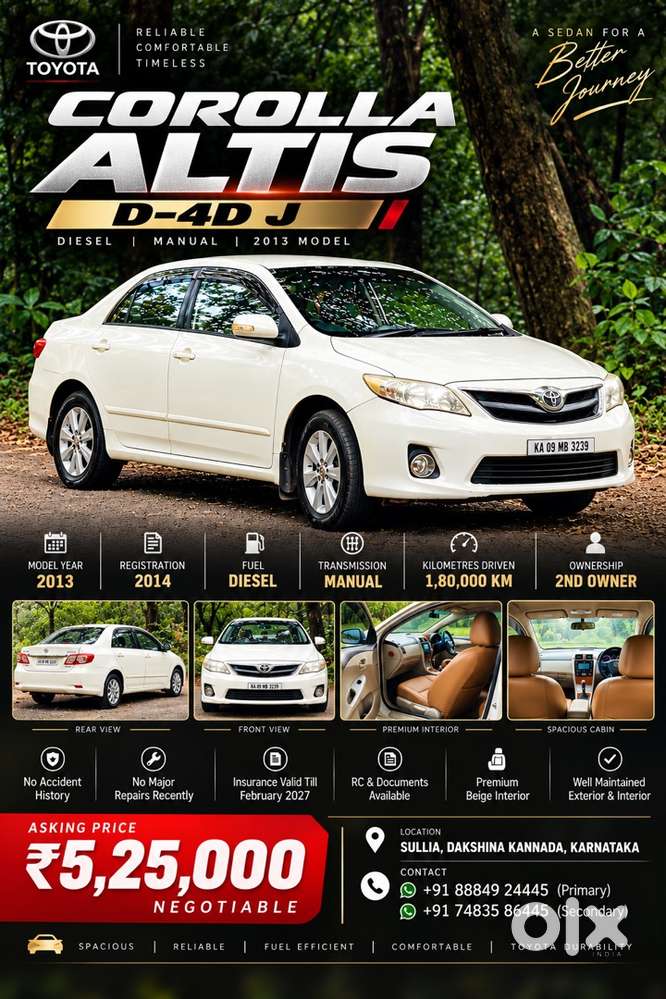 Toyota Corolla Altis 2014