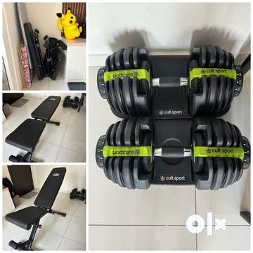 Adjustable dumbbells olx sales