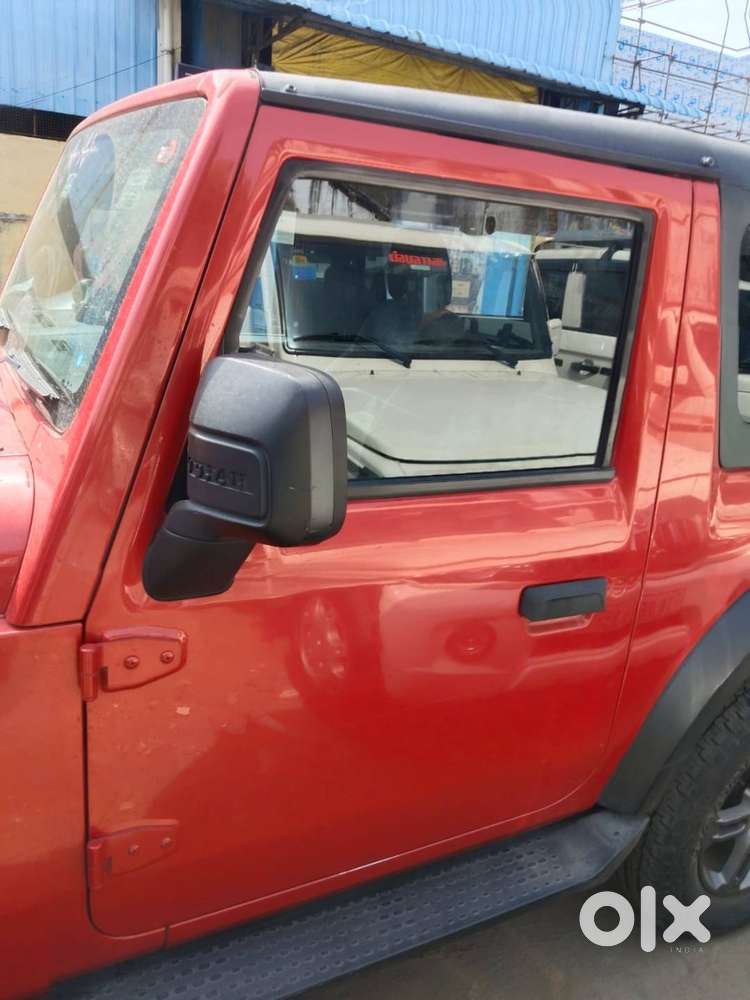 Selling My Mahindra Thar Lx Petrol Automatic 2wd In The Attractive Red