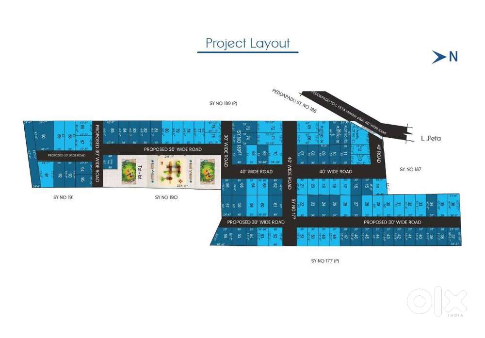 Open Plots for Sale in Ulchala Road Kurnool  KMC Approved Layout