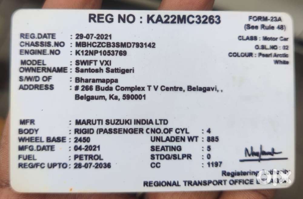 Maruti Suzuki Swift Vvt Vxi, 2021, Petrol