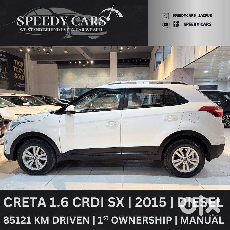 Hyundai Creta 1.6 Crdi Sx, 2015, Diesel