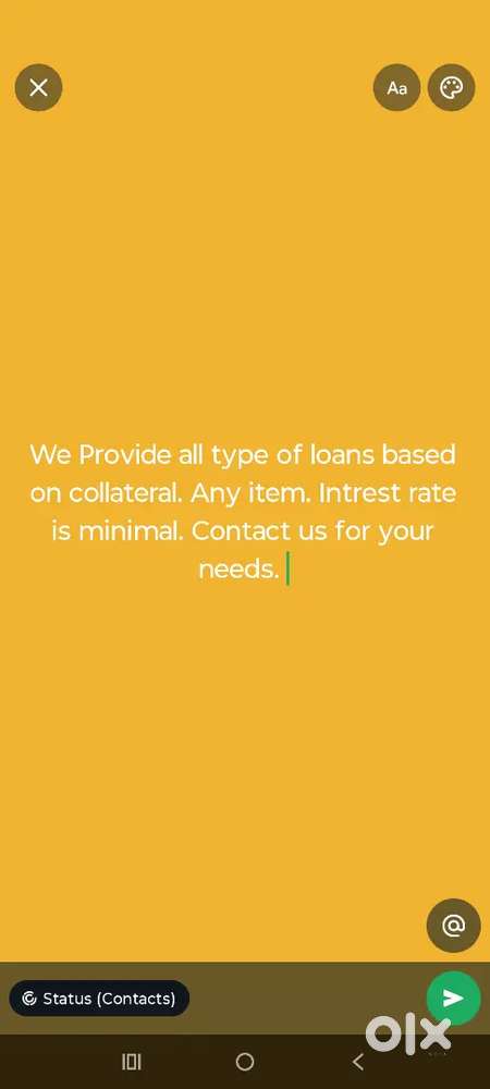 We Provide loans
