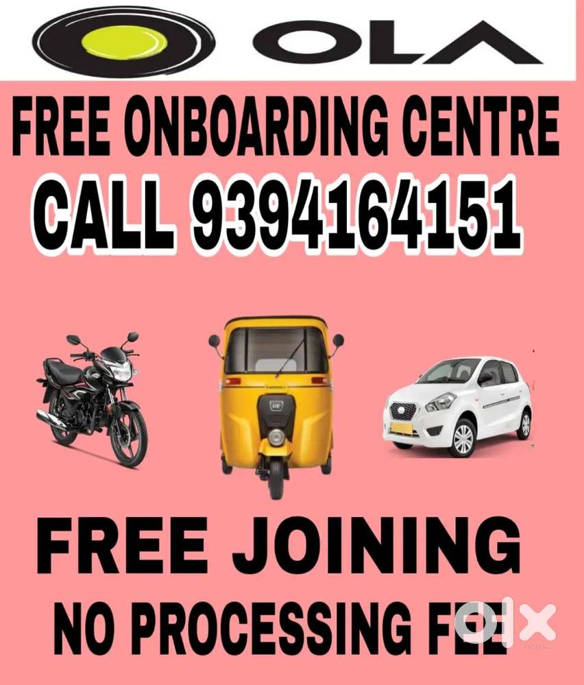 JOIN WITH OLA BIKE AUTO CAB NEW JOINING REJOINING FREE ATTACHMENT