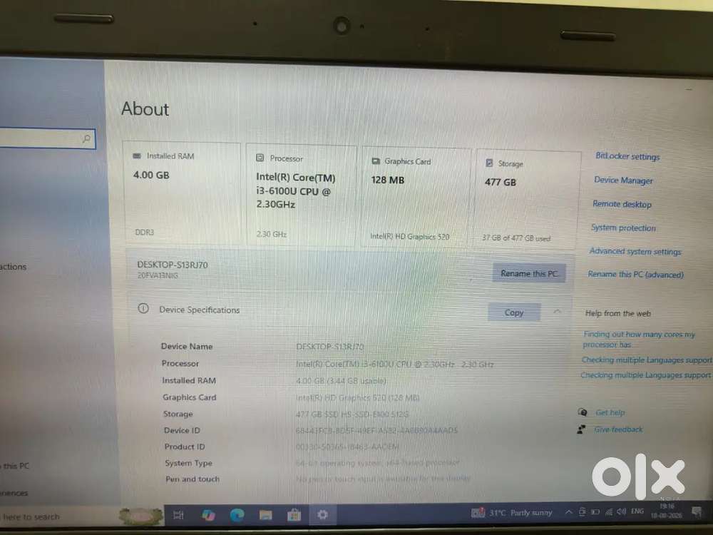 ThinkPad laptop