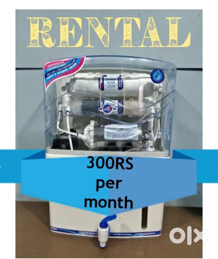 Water purifier available on rent