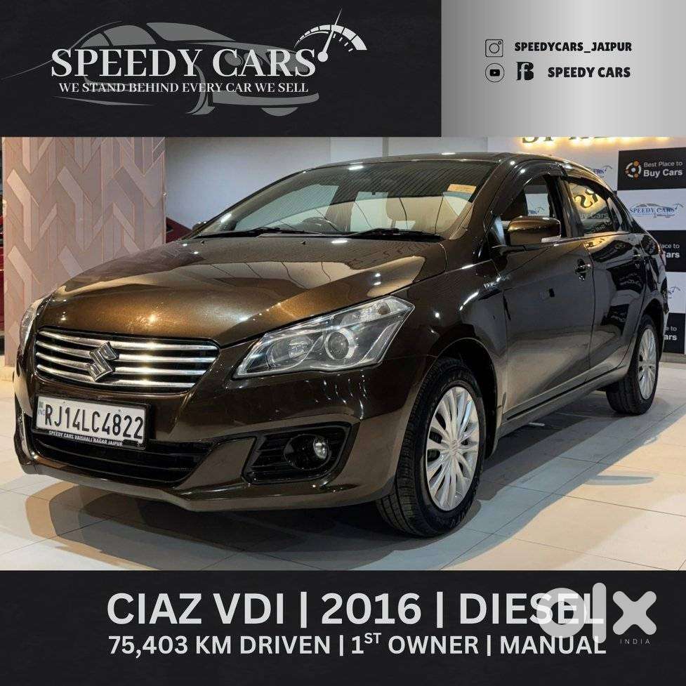 Maruti Suzuki Ciaz Vdi Plus, 2016, Diesel