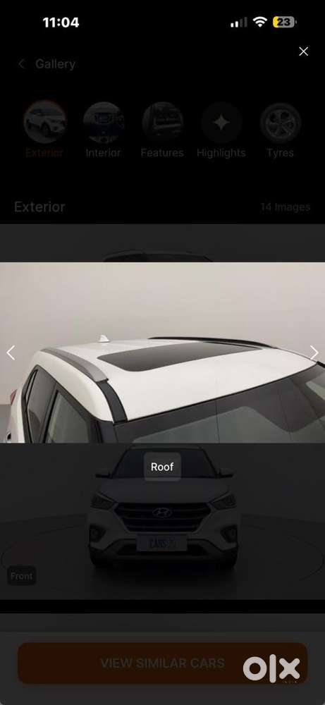 Hyundai Creta 2018  Top Model Sunroof 1.6 Vtvt Sx(o) Good Condition