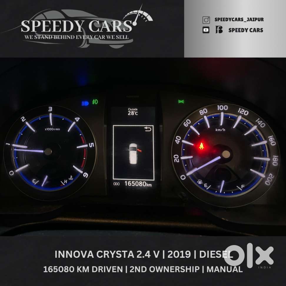 Toyota Innova Crysta 2.4 V 8 Str, 2019, Diesel