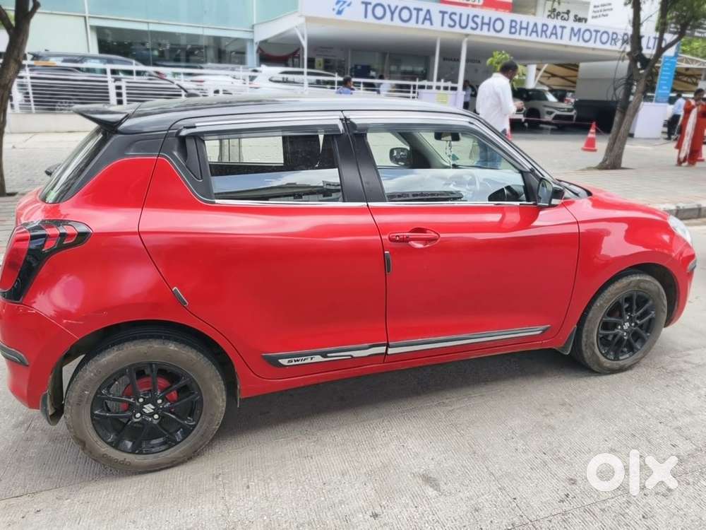 2018 Maruti Swift Zxi Plus Red And Black