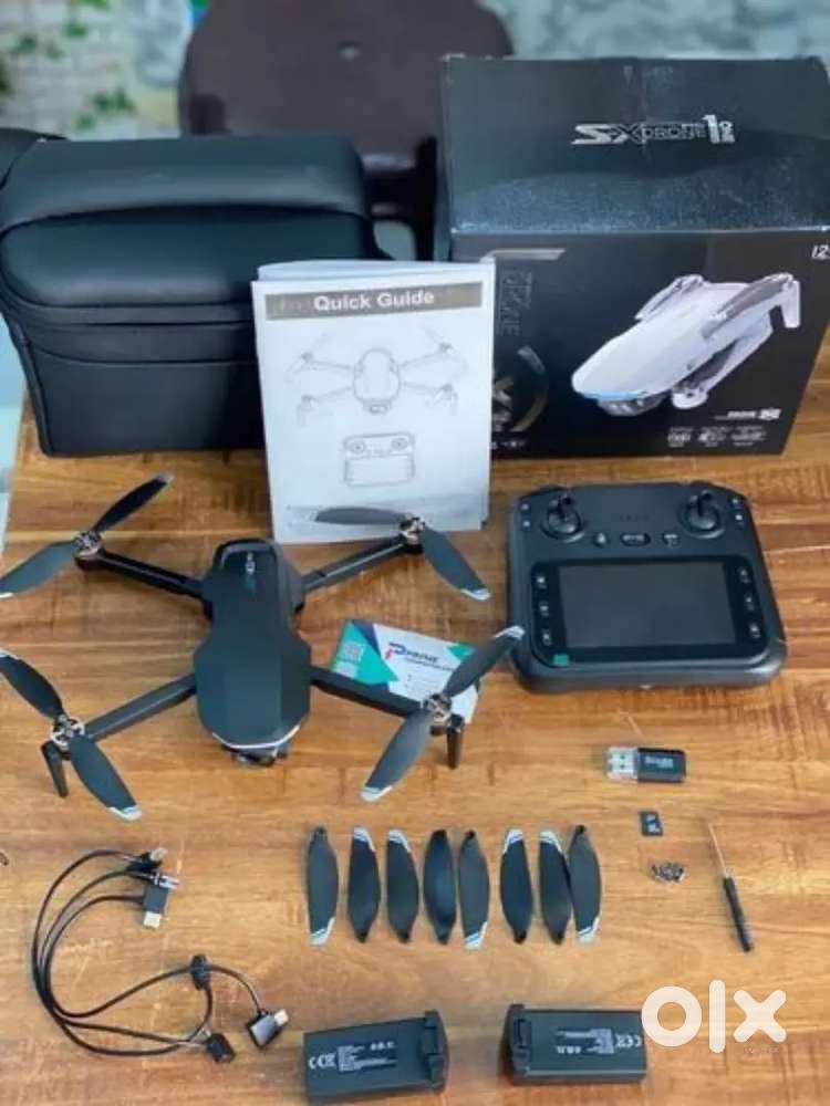 SX1 V.2 3-Axis Gimbal GPS Camera Drone with Display Remote