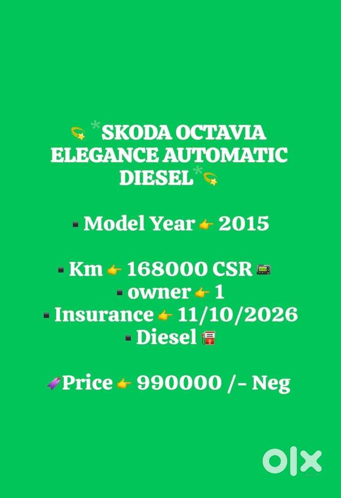 Skoda Octavia Elegance 2.0 Tdi At, 2015, Diesel