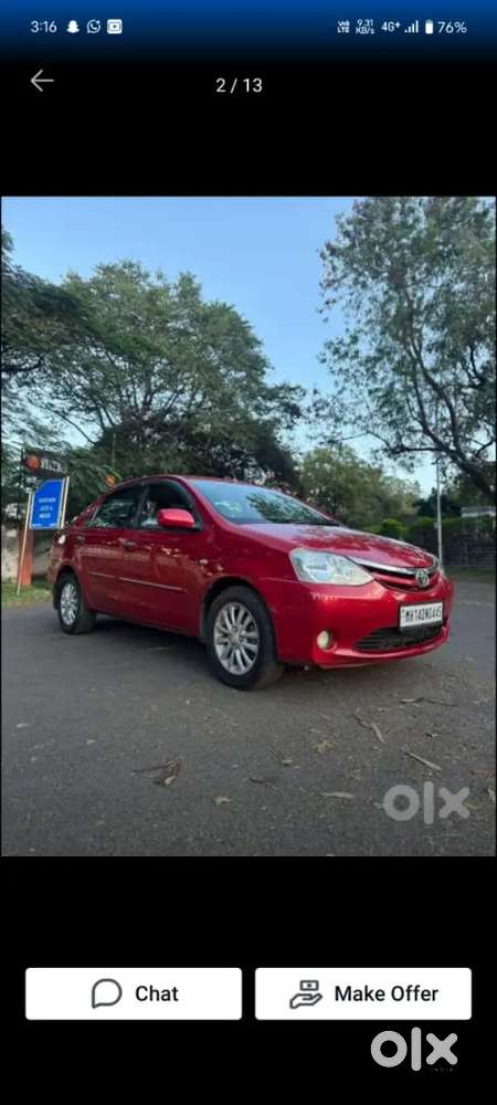 Toyota Etios Diesel 2012