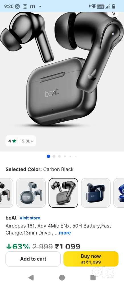 Boat 161 tws new metallic