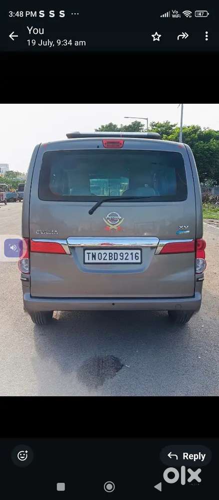 Nissan Evalia 2014 Diesel 88000 Km Driven