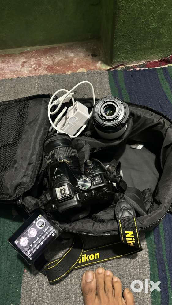 Nikon D5300 with 18-55mm 55-250 Also