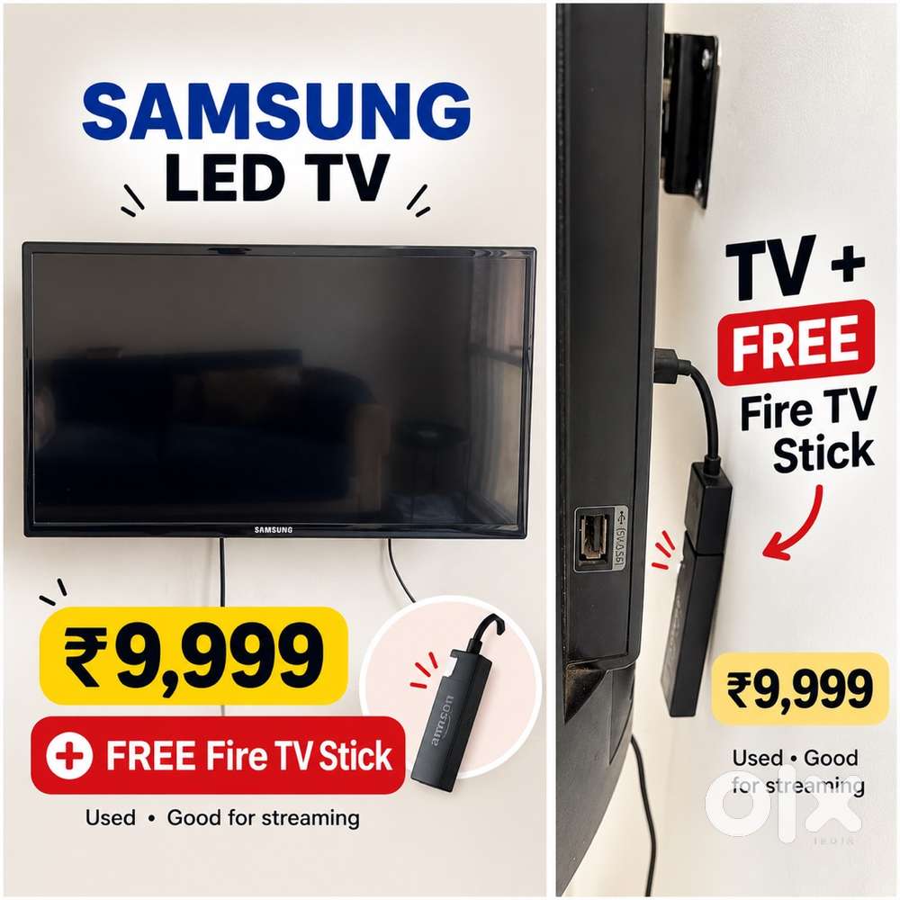 Samsung LED TV with Free Fire TV Stick