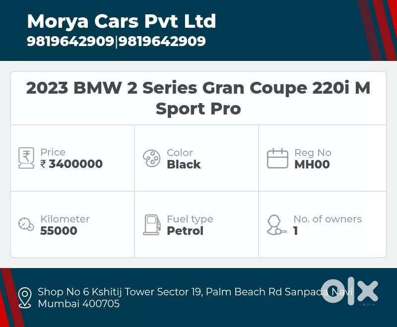 Bmw 2 Series Gran Coupe, 2023, Petrol