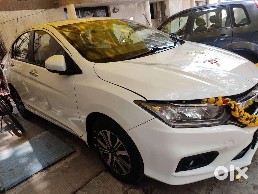 White Honda City Regd. On 11.01.2019