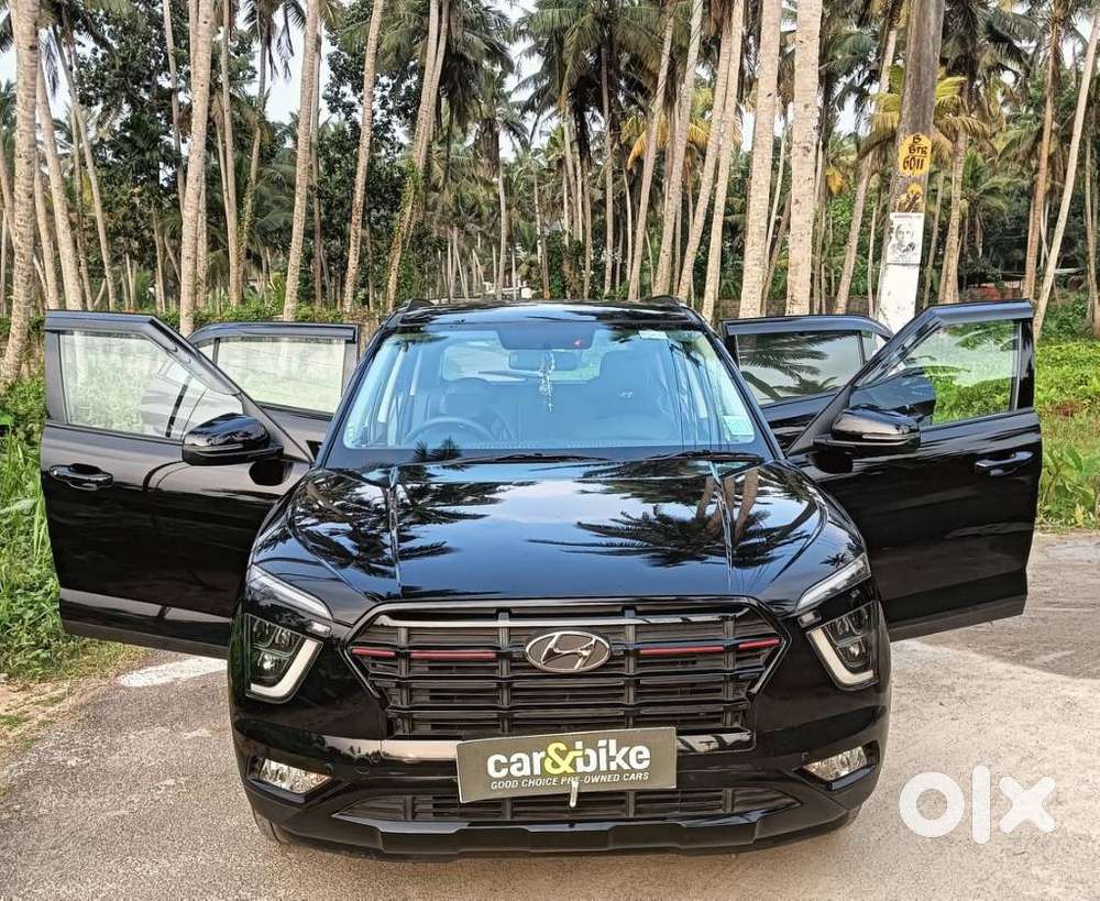 Hyundai Creta 1.5 S Plus Knight Petrol, 2022, Petrol