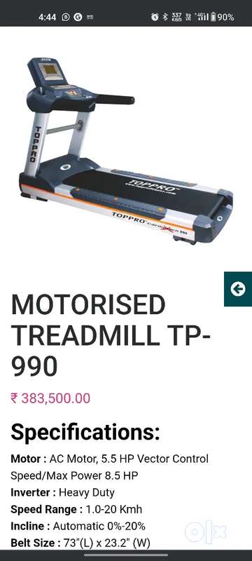Commercial treadmill olx hotsell