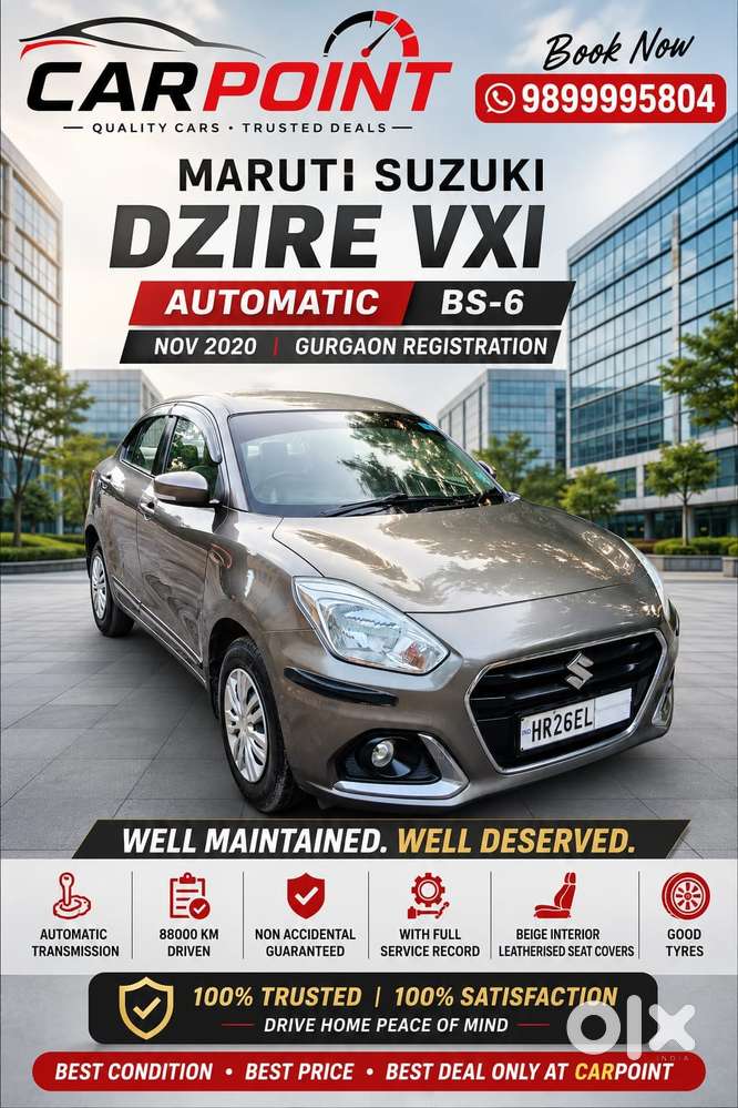 Maruti Suzuki Swift Dzire 1.3 Vxi, 2020, Petrol