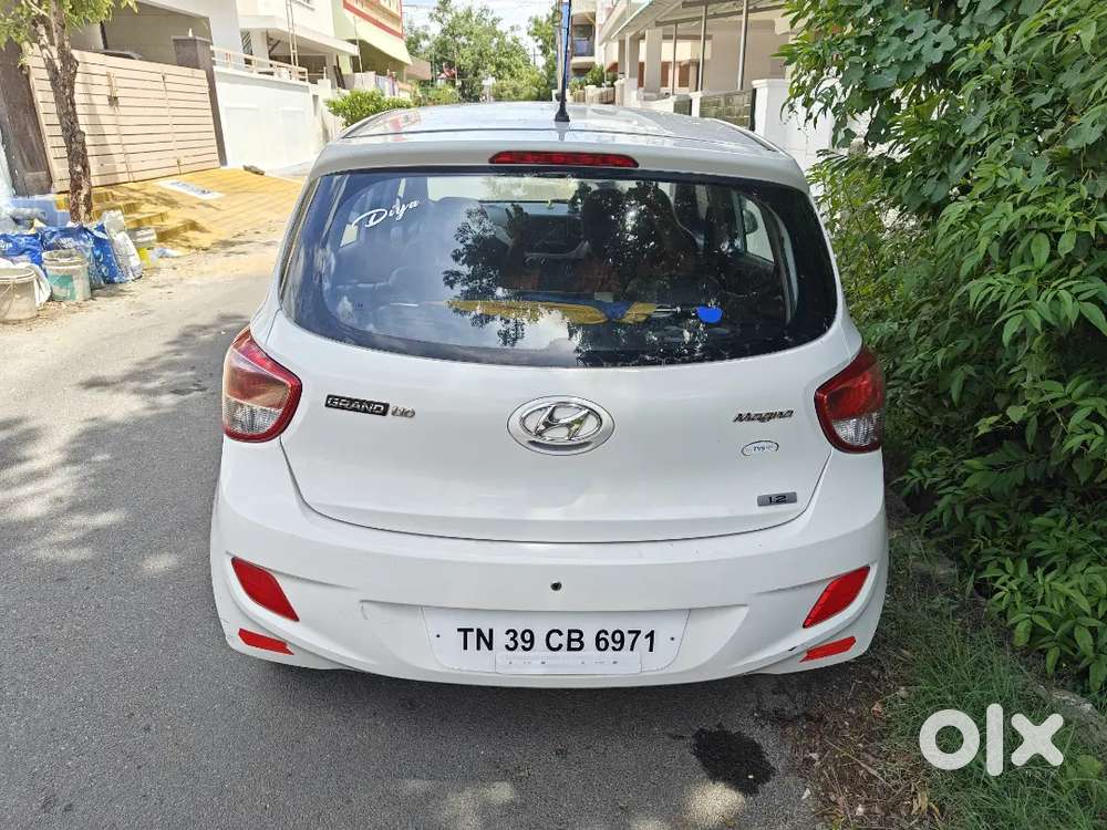Hyundai Grand I10 -2017-single Owner-white-well Maintained