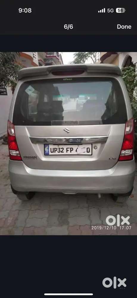 Maruti Suzuki Wagon R 2014 Model Lxi Cng Company Fitted Average 25-26
