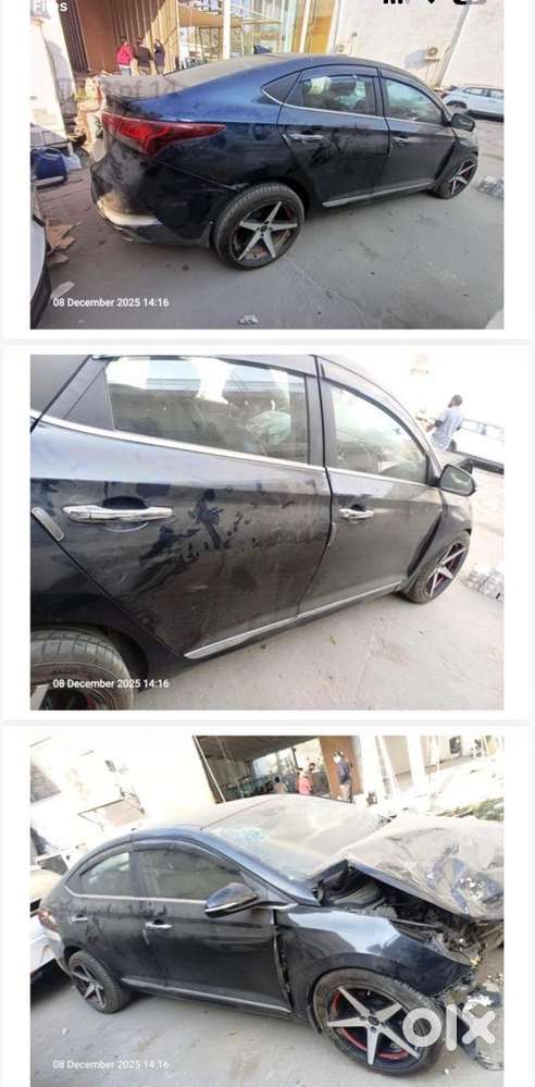 Hyundai Verna 2021 Damaged