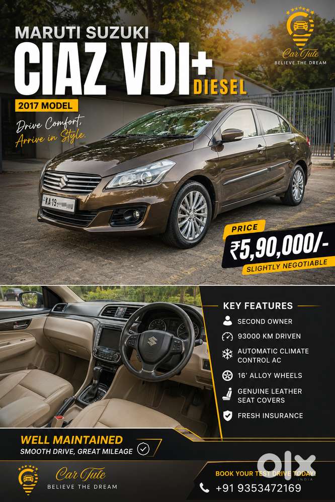 Maruti Suzuki Ciaz 2017 Diesel For Sale