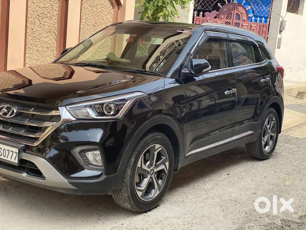 Hyundai Creta Diesel 2018 Black Colour Vip No. September Registration