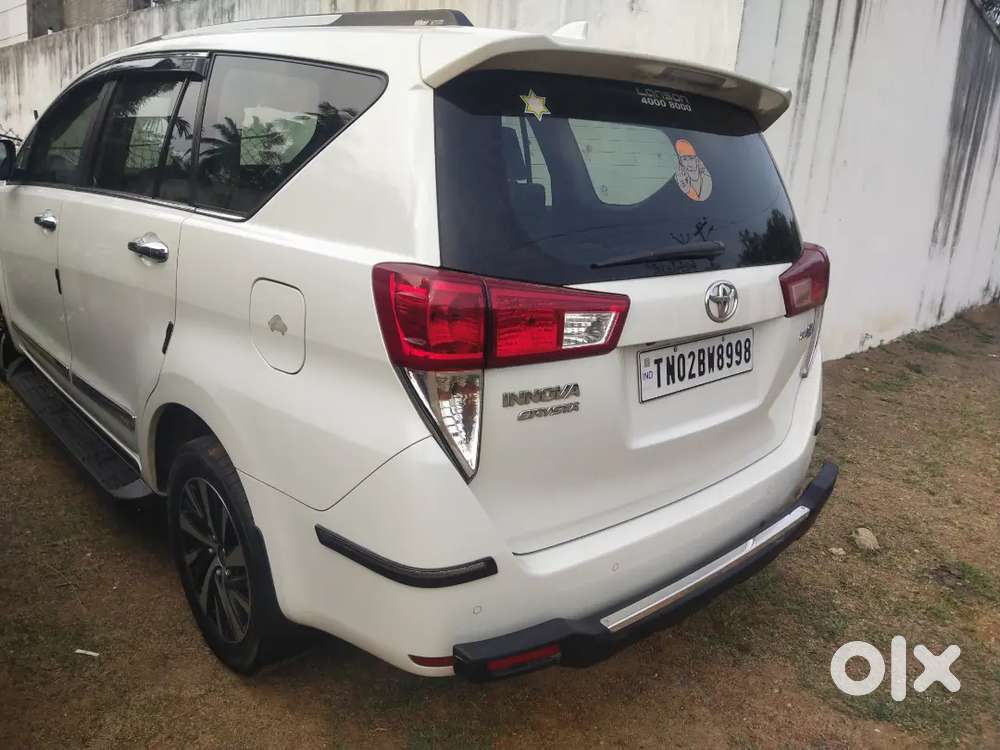 Toyota Innova Crysta 2022 One Owner 96000 White Colour Good Condition