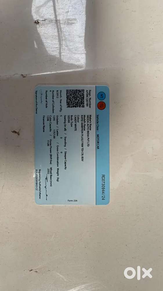 Skoda Rapid 2012 Diesel 92000 Km Driven