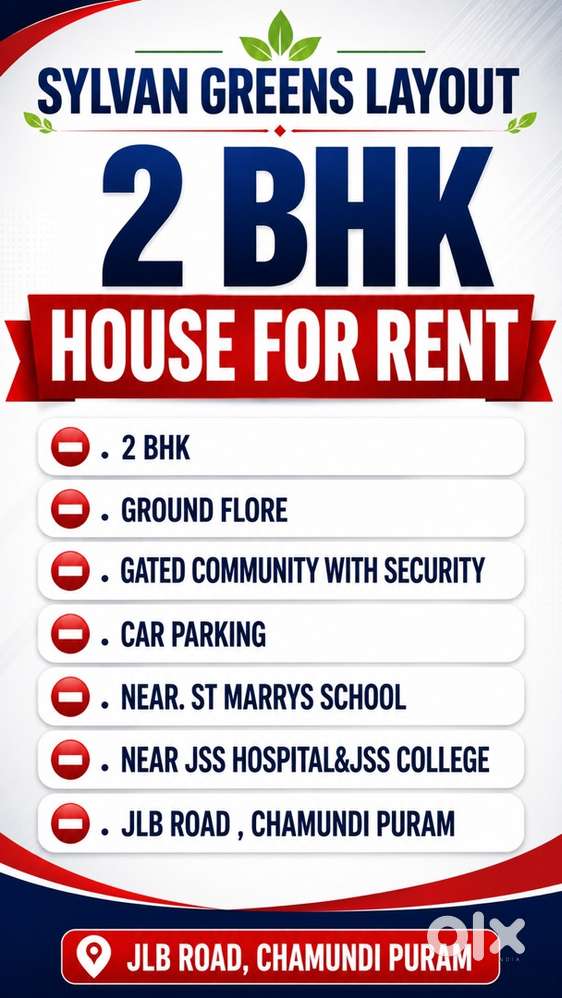 Ground FLOOR 2 BHK HOUSE FOR RENT