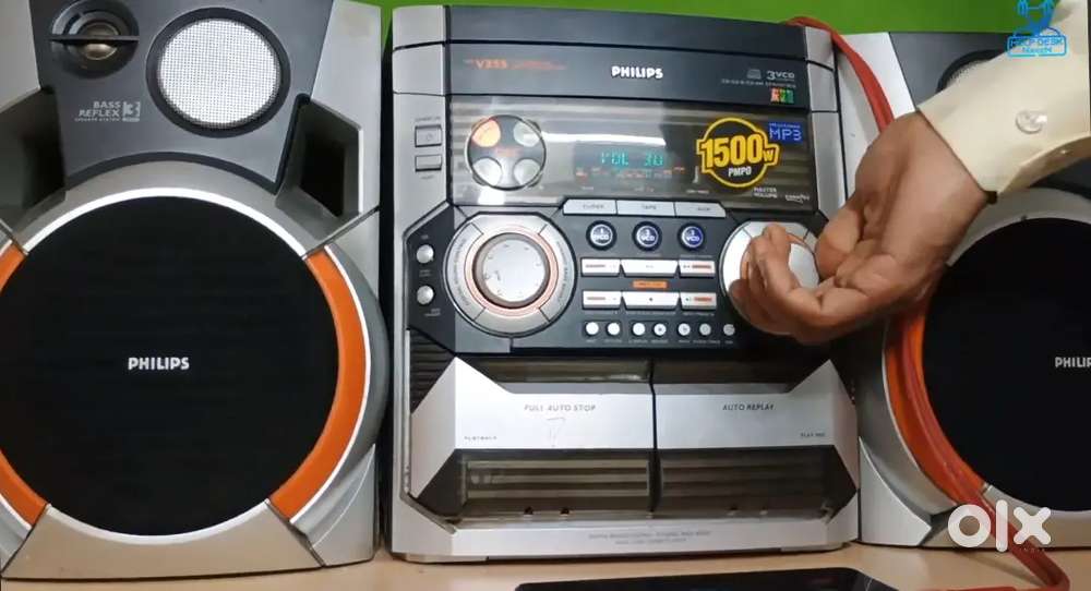 Old Music System Philips FW-V355 Vintage Music System - TVs, Video