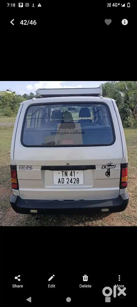 Maruthi Suzuki Omni Eight Seeter Book Paper Current