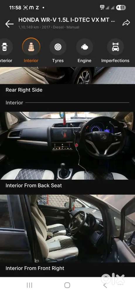 Honda Wr-v 2018 Diesel 110000 Km Driven