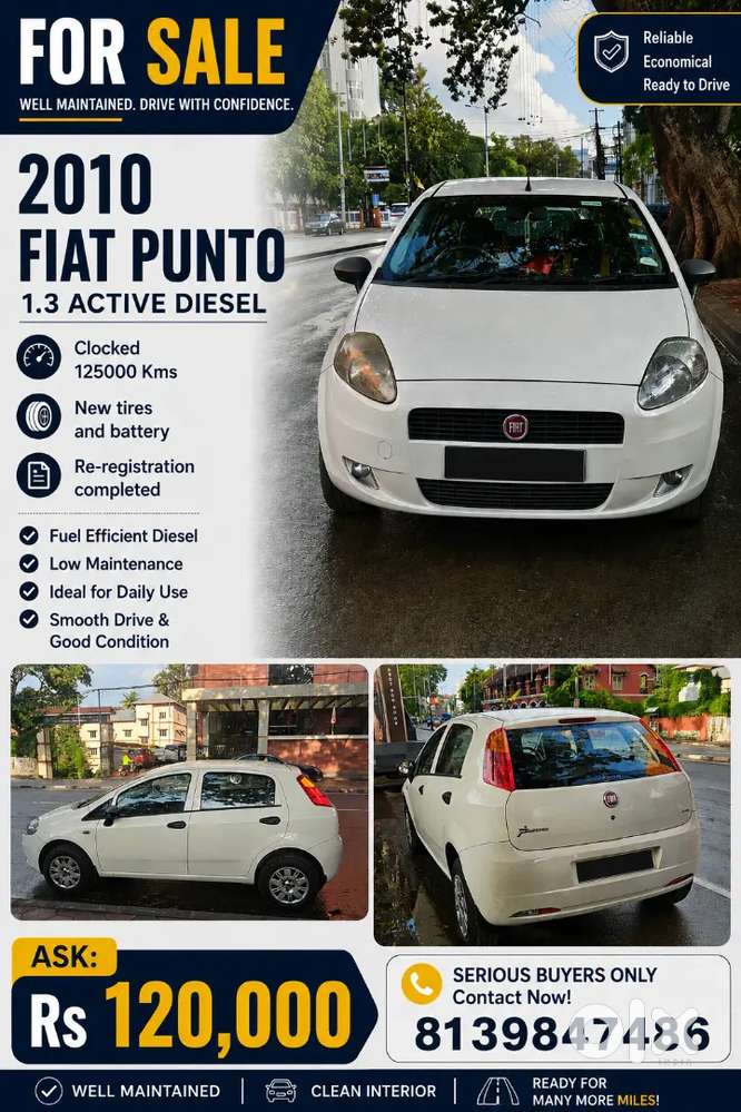 Fiat Grande Punto 2010 Diesel Manual