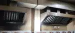 Chimani for restaurant with fan and ducting