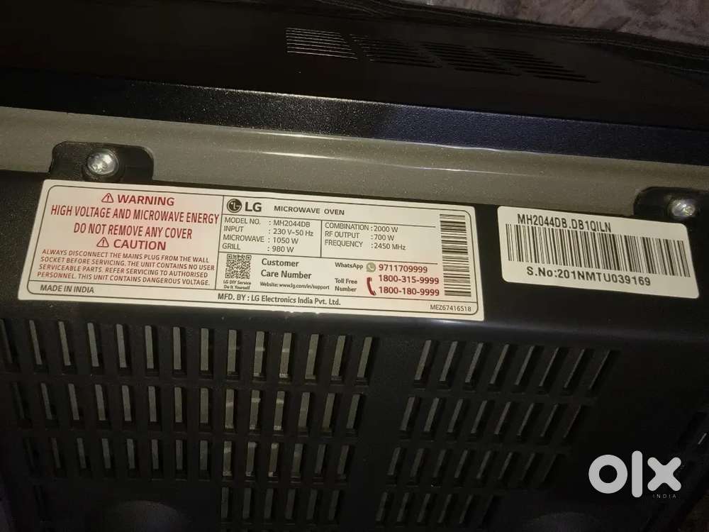 I m selling my LG Oven/Microwave