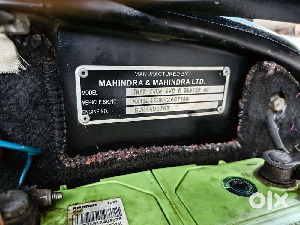 Mahindra Thar Crde 4x4 Bs Iv, 2019, Diesel