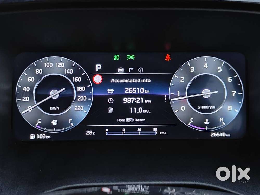 2024 Kia Carens X-line 7str  26510 Km  Single Owner  Non-accidental