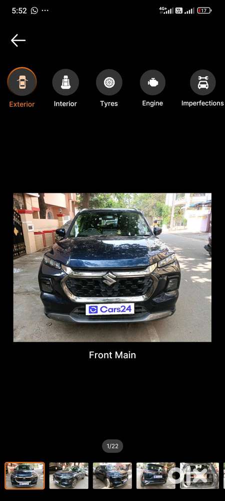 Maruti Suzuki Grand Vitara 2023 Cng & Hybrids 45000 Km Driven
