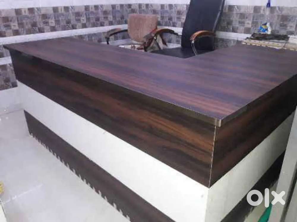 L shape new counter size 4 ft x 6 ft