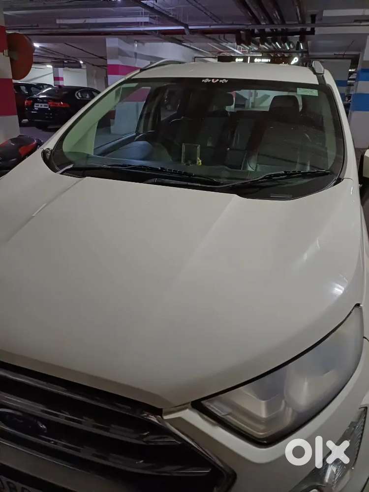 Ford Ecosport 2019 Diesel 128000 Km Driven,white Colour For Sale