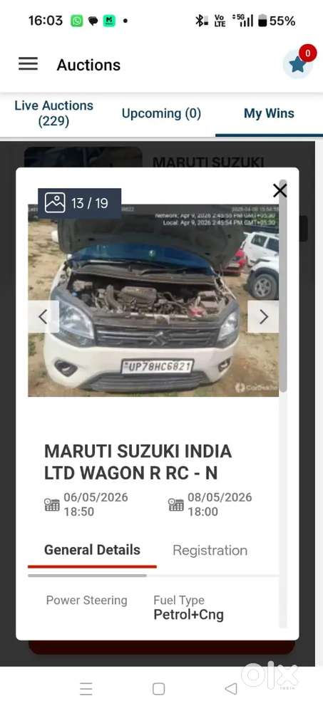 Maruti Suzuki Wagon R Flex Fuel 2022 Cng & Hybrids 10000 Km Driven