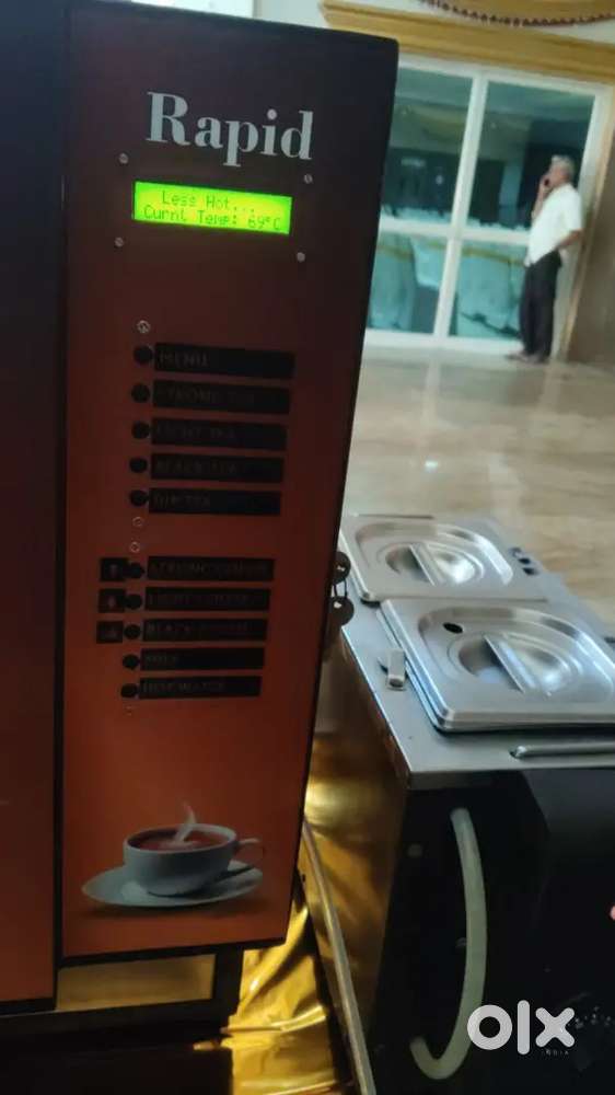 Coffee wending machine operator
