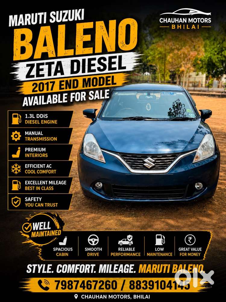 Maruti Suzuki Baleno Maruti-suzuki-baleno-zeta-diesel, 2017, Diesel